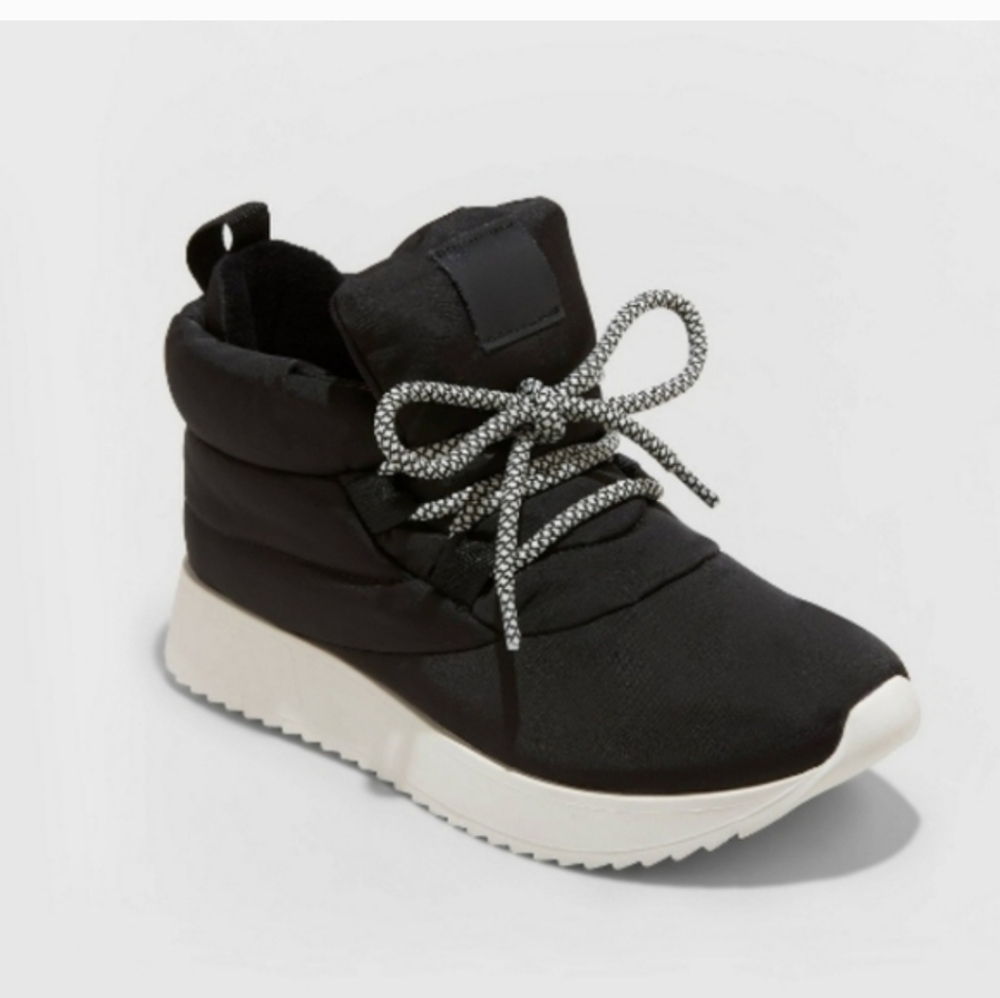 Kids Black and White Sneakers